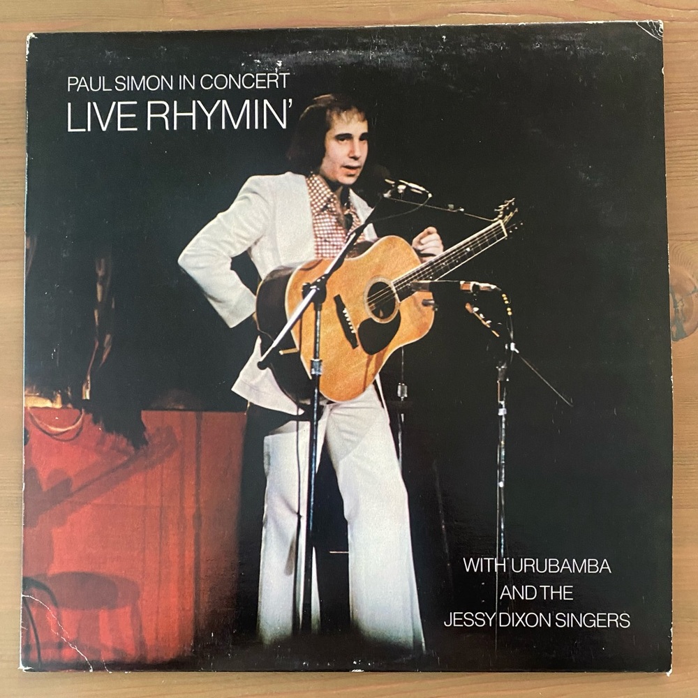 Paul Simon in Concert ‘Live Rhymin’ LP